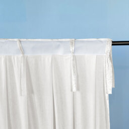 Neel Blue 3X3M Crushed Velvet Backdrop, Photography Background Blackout Curtain - Ivory - thumbnail 5