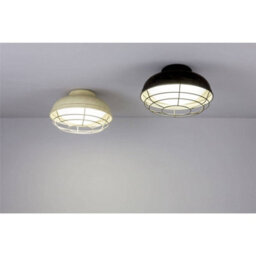 Luminosa Lighting Luminosa Helmet 2 Light Outdoor Ceiling Light Cream Ip44, E27 - thumbnail 2