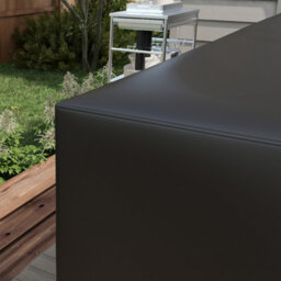 Outsunny L-Shaped Rattan Corner Sofa Cover Waterproof Oxford Fabric 250X250X79Cm - thumbnail 7