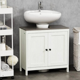 Vanity Unit Bathroom Cabinet Countertop Pedestal Basin Under - thumbnail 3