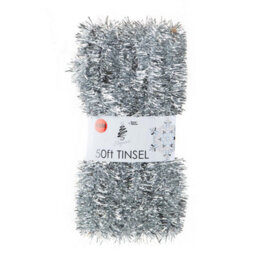 Christmas Tinsel Decorations For Christmas Tree (Silver) - thumbnail 1
