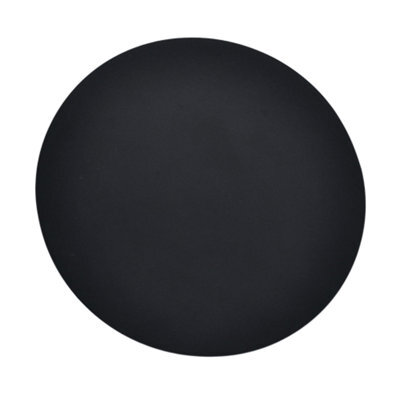 Happy Homewares Modern Circular Halo Led Wall Lighting Fitting In Matte Sand Black - image 1