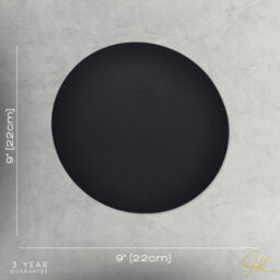 Happy Homewares Modern Circular Halo Led Wall Lighting Fitting In Matte Sand Black - thumbnail 5