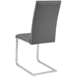 Premium High Back Dining Chairs Set Of 4 Grey - thumbnail 6