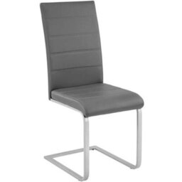 Premium High Back Dining Chairs Set Of 4 Grey - thumbnail 3