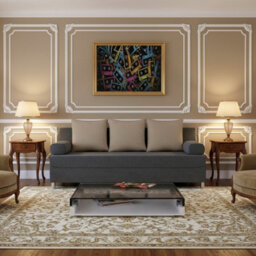 Dover 3 Seater Sofa Bed With Dl Mechanism Bedding Storage 192 Cm Wide Modern Sofa For The Living Room Grey And Beige - thumbnail 1