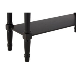 Orsina Black Console Table For Hallway, Pine Wood Hallway Table For Home Office Décor, Wood Table With Carved Legs - thumbnail 7