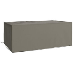 Outsunny 210X140X80Cm Uv Rain Protective Cover For Garden Rattan Furniture Grey - thumbnail 2
