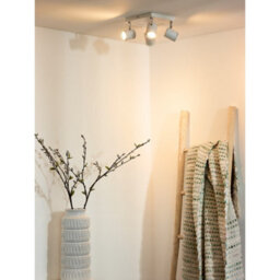 Lucide Rilou Modern Ceiling Spotlight - Led Dim. - Gu10 - 4X5W 3000K - White - thumbnail 4