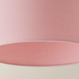 Valuelights Reni Blush Fabric Drum Ceiling Lamp Shade (D)25Cm - thumbnail 5