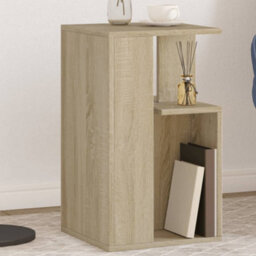 Berkfield Side Table Sonoma Oak 35X35X60 Cm Engineered Wood - thumbnail 2