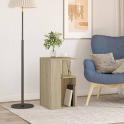 Berkfield Side Table Sonoma Oak 35X35X60 Cm Engineered Wood - thumbnail 3