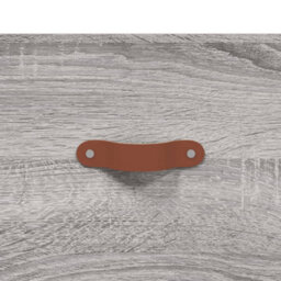 Berkfield Highboard Grey Sonoma 34.5X34X180 Cm Engineered Wood - thumbnail 9