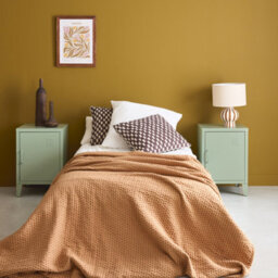Sweeek - Set Of 2 Industrial Bedside Tables 1 Door Soho Light Green 38X38X57 Cm - thumbnail 8