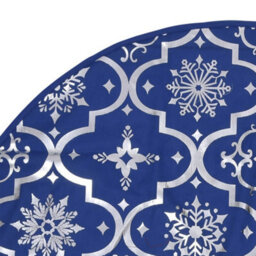 Walplus Luxury Christmas Tree Skirt With Sock Blue 150 Cm Fabric - thumbnail 7
