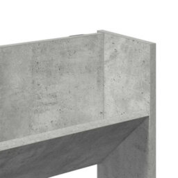 Vidaxl Wall Shoe Cabinet Concrete Grey 80X18X90 Cm Engineered Wood - thumbnail 8