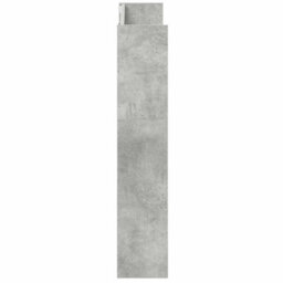 Vidaxl Wall Shoe Cabinet Concrete Grey 80X18X90 Cm Engineered Wood - thumbnail 6