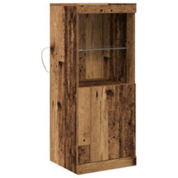 Berkfield Sideboard With Led Lights Old Wood 41X37X100 Cm - thumbnail 2