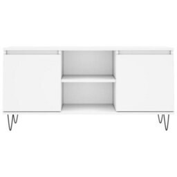Berkfield Tv Cabinet White 104X35X50 Cm Engineered Wood - thumbnail 5