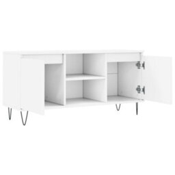 Berkfield Tv Cabinet White 104X35X50 Cm Engineered Wood - thumbnail 6