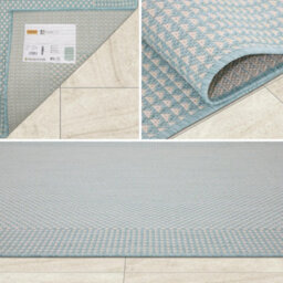 Homeart Outdoor Rugs Easy Cleaning Area Rugs For Balcony,garden,picnic,uv Weather Resistant Aqua Cream, 200 X 290 Cm - thumbnail 4