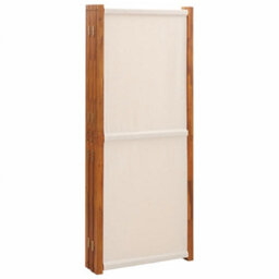 Vidaxl 6-Panel Room Divider Cream White 420X180 Cm Room Dividers - thumbnail 5