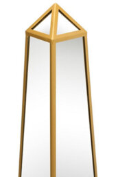 Mirroroutlet The Obelisk Gold Metal Edged Mirrored Garden Ornament 120Cm X 25Cm X 25Cm - thumbnail 4