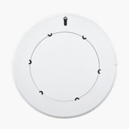 Pacific Lifestyle White Marble Effect Wood Veneer Round Wall Mirror - thumbnail 8