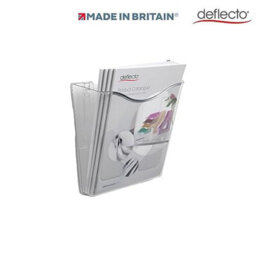 Deflecto Yearntree Deflecto A4 Wall Mounted Magazine File Holder - Perfect For Folders, Files, Mails & Brochure - Clear Racks For Home Office With - thumbnail 4