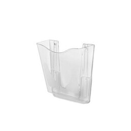 Deflecto Yearntree Deflecto A4 Wall Mounted Magazine File Holder - Perfect For Folders, Files, Mails & Brochure - Clear Racks For Home Office With - thumbnail 2