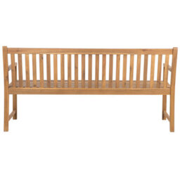 Beliani Garden Bench Vivara 180 Cm Certified Acacia Wood Light Brown - thumbnail 4