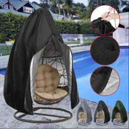 (210D, 230 200Cm) Egg-Shaped Hanging Chair Cover, Waterproof, Windproof And Uv Resistant, For Outdoor Garden - thumbnail 4