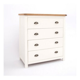 Cabinet Bits Lovere 4 Drawer Chest Of Drawers Brass Cup Handle - thumbnail 2