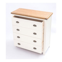 Cabinet Bits Lovere 4 Drawer Chest Of Drawers Brass Cup Handle - thumbnail 4