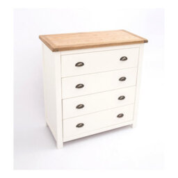 Cabinet Bits Lovere 4 Drawer Chest Of Drawers Brass Cup Handle - thumbnail 3