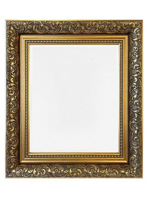 Frames By Post Elegant Large Gold Dahlia Picture Frame 16 X 12 Inch - image 1