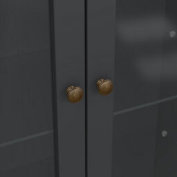 Furniture To Go Paris 2 Door 2 Drawer China  Cabinet In Matt Grey - thumbnail 9