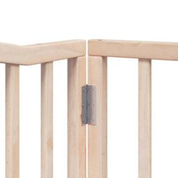 Walplus Wood Dog Gate With Door Foldable 6 Panels 480 Cm Poplar Wood - thumbnail 9