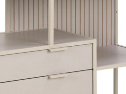 Furniture To Go Seaford Grey Storage Unit With 2 Drawers And 3 Shelves - thumbnail 5