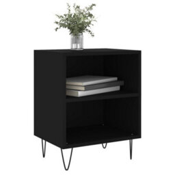 Berkfield Elegant Bedside Cabinets 2 Pcs Black 40X30X50 Cm Engineered Wood - thumbnail 3