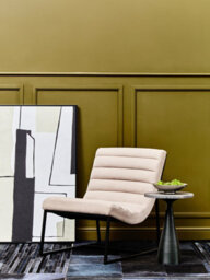 Premier Housewares Interiors By Premier Ivory Velvet Cocktail Chair - thumbnail 4