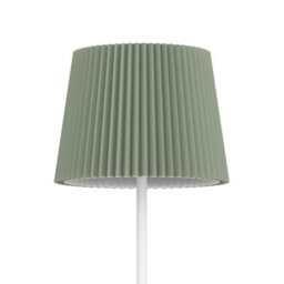 Eglo Leonero Steel And Fabric Portable Touch-Dimmer Led Tuneable White Table Lamp, Green - thumbnail 3