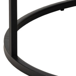Furniture To Go Spiro Coffee Table With White Marble Melamine Top & Black Legs - thumbnail 5