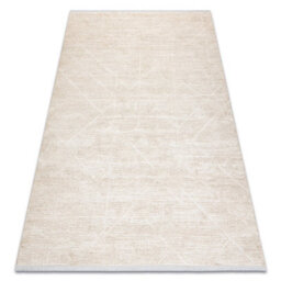 RugsX Modern Carpet Duke 51533 Cream - Geometric, Structured, Very Soft, Fri  160X220 Cm - thumbnail 4
