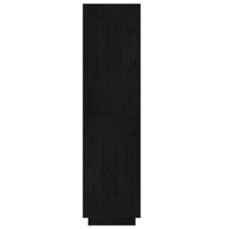 Berkfield Book Cabinet/room Divider Black 60X35X135 Cm Solid Pinewood - thumbnail 6