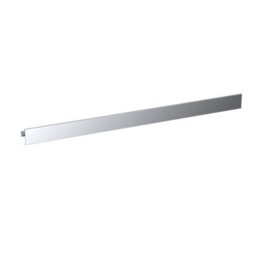 Hudson Reed Centres F Shape Furniture Handle, Aluminium Built Contemporary Bathroom Cabinet Drawer Handle In Chrome Finish, 420mm - thumbnail 4