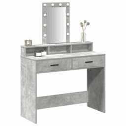 Walplus Dressing Table Grey 100 X 41 X 140 Cm Engineered Wood - thumbnail 3