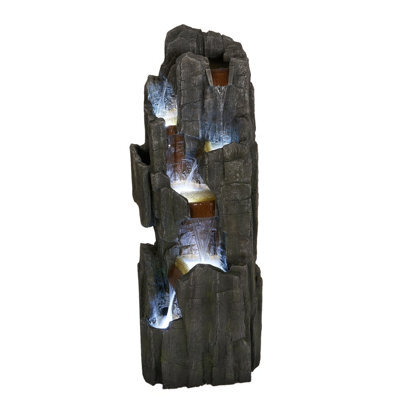 Outdoor Living UK Monteith Slate Falls Without Cover