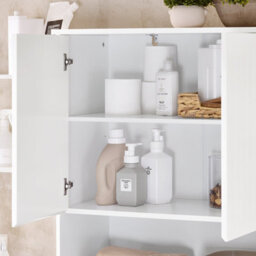 Sobuy Bzr150-W, Tall Bathroom Storage Cabinet With Laundry Basket Slim Freestanding Bathroom Unit,white,w70Xd37Xh170 - thumbnail 7