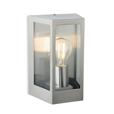 Luminosa Lighting Luminosa Brandon Wall Light Stainless Steel Ip44